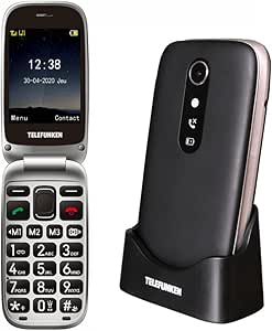 Telefunken S540 - Teléfono móvil, Negro